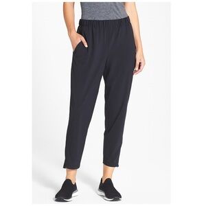 Zella High Rise Pull-On Stretch Pants Black Lightweight Travel Athleisure Sz S